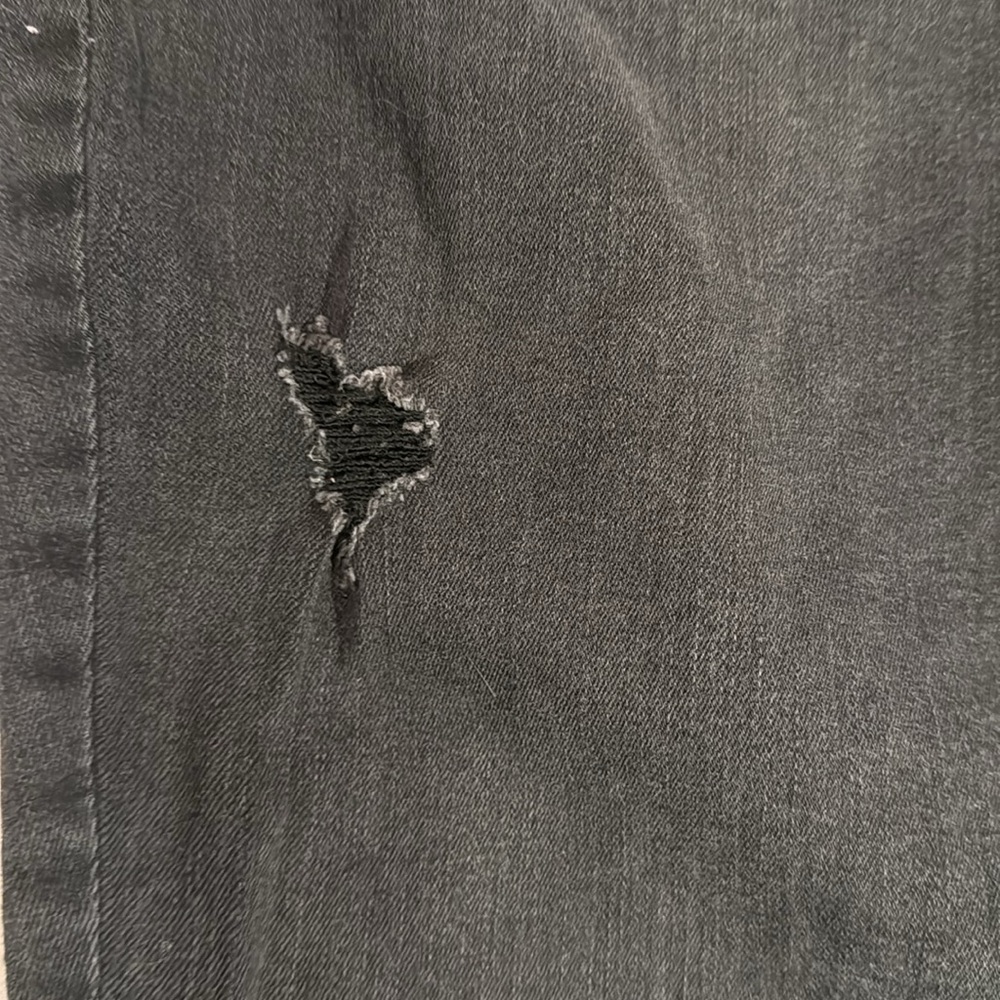 377. Time and Tru Black Ankle Cropped Jeans Size 16 - Picture 3 of 8